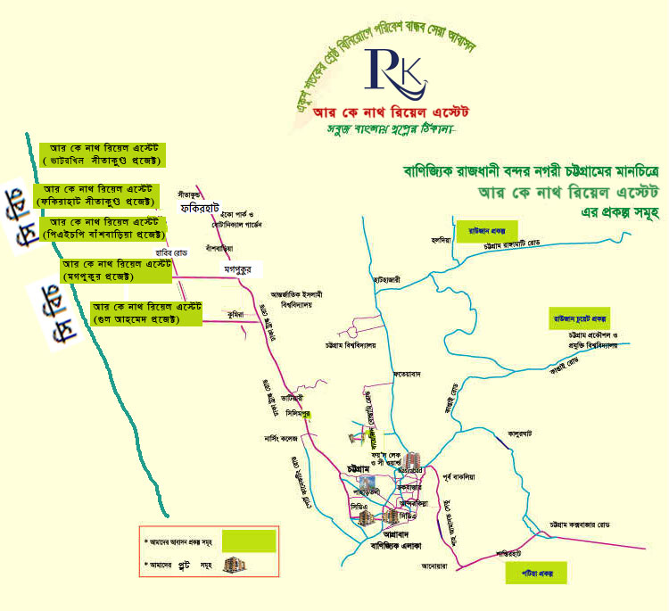 R k Nath Real Estate map